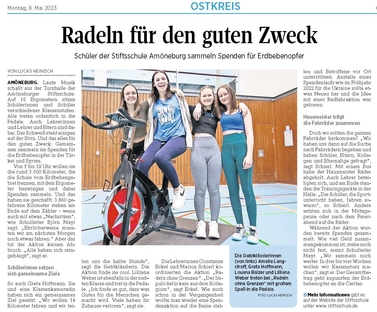 Oberhessische Presse, 08.05.2023